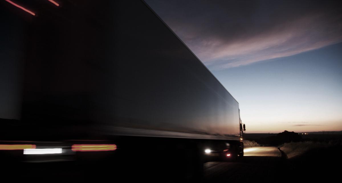 truck at night